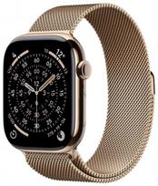 Išmanusis laikrodis Apple Watch Series 11 GPS + Cellular 46mm auksinis titanas su Milano apyranke
