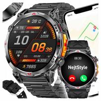 Išmanusis laikrodis vyrams GPS AMOLED Bluetooth, 650 mAh, barometras, IP68, PL meniu