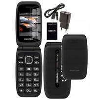 Mobilusis telefonas Maxcom MM828 juodas, dideli mygtukai, SOS