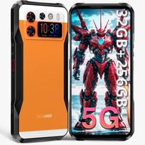 Apsaugotas išmanusis telefonas DooGee V20S 20GB / 256GB 5G oranžinis IP69K