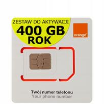 Mobiliojo interneto Orange 4G LTE 5G 400GB 400 dienų ROK SIM kortelė maršrutizatoriui