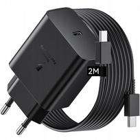 Greitasis telefono įkroviklis Universal Cube 45W su 2 m USB-C laidu