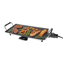 Elektrinė stalo grilis Nedis Teppanyaki, juodas, 2000 W