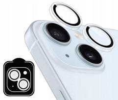 Apsauginis stikliukas kamerai iPhone 15/15+, 14/14+, 2 vnt.