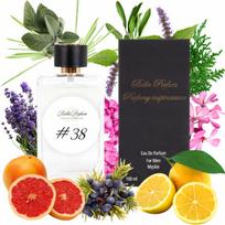 Vyriški kvepalai Bella Perfum nr 38 100 ml citrusinių vaisių, šalavijų ir kedro natos