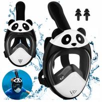 Viso veido nardymo kaukė Panda XS snorkelingui