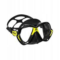 Nardymo kaukė Mares X-Vision juoda/geltona