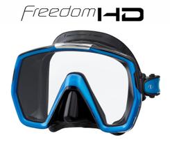 Nardymo kaukė TUSA M1001 QB FB FREEDOM HD LARGE juoda-mėlyna