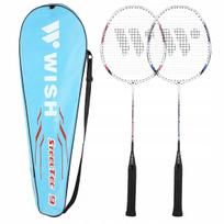 Badmintono raketės WISH Steeltec 9K 2 vnt. plieninės ISODYNAMIC
