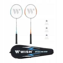 Badmintono rinkinys 2 raketės + 3 plunksnakotiai WISH 216K