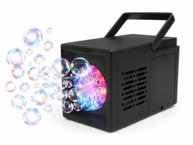 Automatinė muilo burbulų mašina, 10 skylių, LED, nešiojama