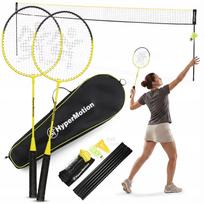 Badmintono rinkinys HyperMotion su tinklu ir dėklu, 2 raketės, 3 plunksnelės