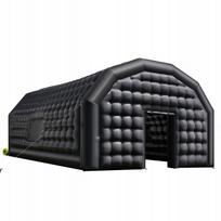 Pripučiamas tentas 9x6x4 m su 1100W oro pūstuvu ir nešiojimo krepšiu, juodas
