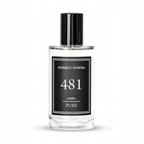 Vyrų parfumuotas vanduo FM 481 PURE 20% 50ml Oriental Cypress Iris Amber Musk