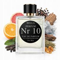 Vyrų kvepalai Bella Perfum No. 10, 100 ml, 21% citrusiniai, pipirai, vetiverija