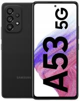 Išmanusis telefonas Samsung Galaxy A53 5G 6/128GB juodas + apsauginis stiklas ir dėklas