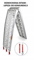 Sustiprinta sulankstoma TOPX aliuminio rampa 340kg, 228cm