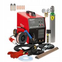 Suvirinimo aparatas MIGOMAT MIG/MAG MMA 200A 230/400V FLUX Weldman SET