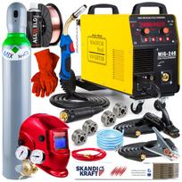 Suvirinimo invertorius MAGNUM MIG 240 DUAL PULSE MMA TIG ALUMINIUM 240A 3IN1