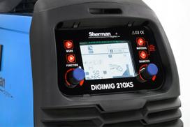 Suvirinimo aparatas SHERMAN DIGIMIG MIG 210XS SYNERGY TIG MMA 3W1 200A