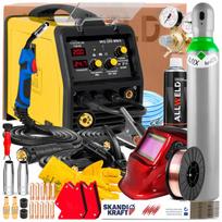 Pusiau automatinis suvirinimo aparatas MAGNUM MIG 208 MMA 230V 200A TIG LIFT FLUX plienui ir aliuminiui