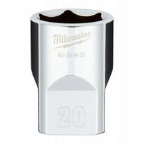 Milwaukee 20mm 1/2" trumpa chromuota galvutė