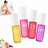Kūno ir plaukų dulksna moterims, 4 x 90 ml, Fruit