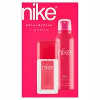 Rinkinys moterims NIKE Trendy Pink DNS 75 ml + dezodorantas 200 ml