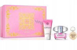 Tualetinis vanduo Versace Bright Crystal 90 ml, losjonas 100 ml, raktų pakabukas