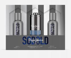 Vyrų kvapų rinkinys PEPE JEANS Sobold: EDP 30 ml, dušo gelis 50 ml, balzamas po skutimosi 50 ml