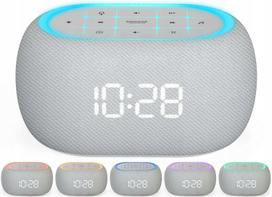 Bluetooth žadintuvas ANJANK T1733, 21 garsas, 7 naktinės lemputės
