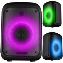 Belaidis nešiojamas garsiakalbis 1000W su Bluetooth, FM radiju, USB, SD ir LED