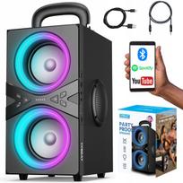 Nešiojama Bluetooth kolonėlė 80W LED Bass 100 dB