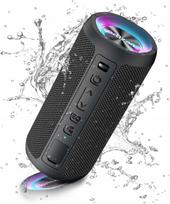 Belaidė kolonėlė Ortizan X10 juoda, atspari vandeniui, RGB, IPX7, 24W, A2DP