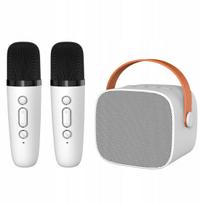 Nešiojama belaidė Bluetooth kolonėlė su karaoke rinkiniu ir 2 mikrofonais