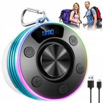 Belaidė Bluetooth kolonėlė IPX7, RGB LED, su siurbtuku