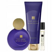 Kosmetikos rinkinys moterims Avon Far Away Beyond The Moon 3in1 su chalatu