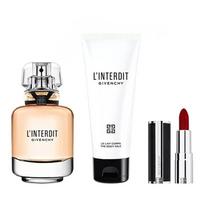 Rinkinys L'Interdit parfumuotas vanduo EDP 50 ml + kūno losjonas + lūpų dažai