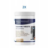 Valymo tabletės Aqua Crystalis AC-CLNTB100 kavos aparatams (100x2g)