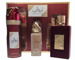 Parfumuotas vanduo ASDAF AMEERAT AL ARAB 100 ml, dezodorantas 200 ml, plaukų dulksna 50 ml