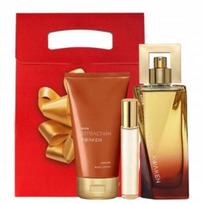 Dovanų rinkinys moterims Avon Attraction Awaken 4in1 su dekoratyvine tašele