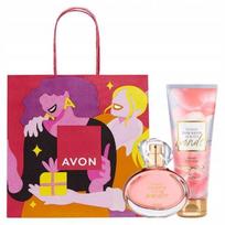 Dovanų rinkinys moterims AVON TTA Wonder: vandens pagrindo kvepalai, losjonas, kosmetinė