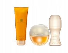 Parfumuotas rinkinys Avon Incandessence su balzamu ir rutuliniu aplikatoriumi