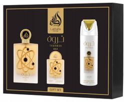 Dezodorantas Lattafa Pride Tharwah Gold 200 ml + EDP 20 ml + EDP 100 ml
