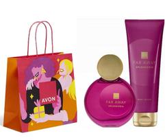 Kvapų rinkinys AVON Far Away Splendoria EDP 50 ml, balzamas 125 ml