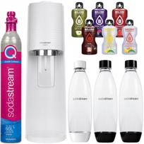 Vandens prisotinimo aparatas SodaStream Terra baltas, 3 buteliai, cilindras, 6 gėrimai