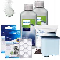 Espresso kavos aparato valymo rinkinys Saeco Philips, nukalkinimo tabletės, filtras