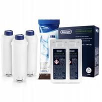 Rinkinys Delonghi: filtras Aqualogis AL-S002 3 vnt. + skystis EcoDecalk 200 ml