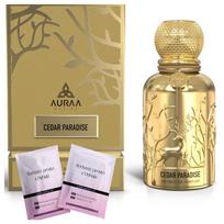 Moteriški kvepalai AURAA DESIRE Cedar Paradise, medienos ir muskusio aromatas, su mėginiais