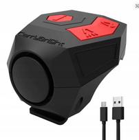 Elektroninis dviračio skambutis su signalu, 120dB, USB